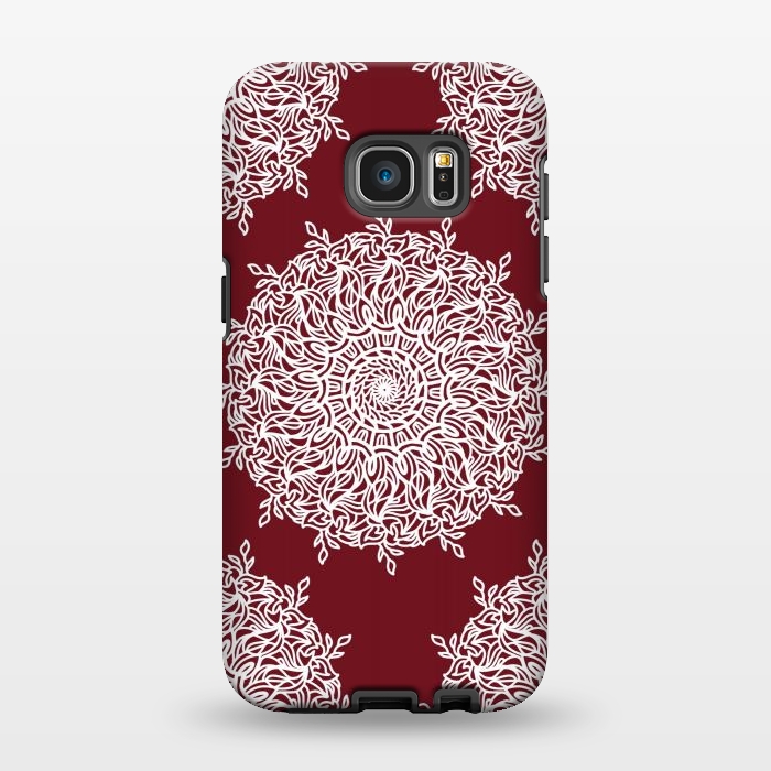 Galaxy S7 EDGE StrongFit Red drama by Josie
