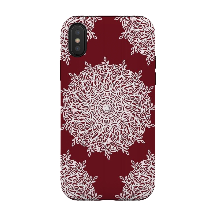 iPhone Xs / X StrongFit Red drama by Josie