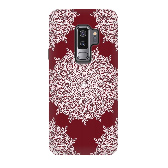 Galaxy S9 plus StrongFit Red drama by Josie