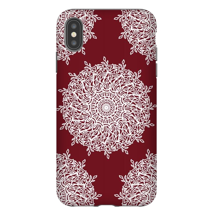 iPhone Xs Max StrongFit Red drama by Josie