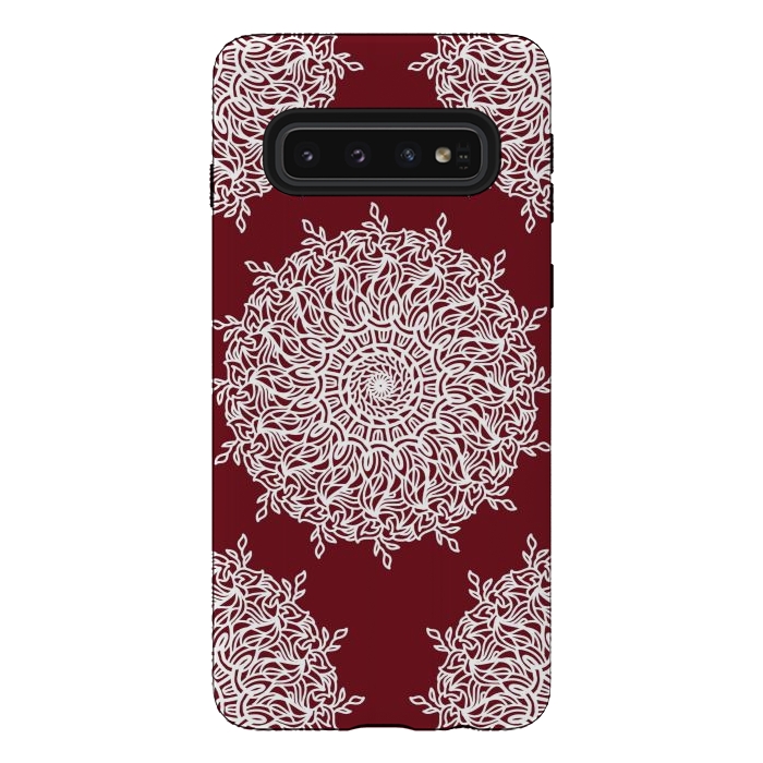 Galaxy S10 StrongFit Red drama by Josie
