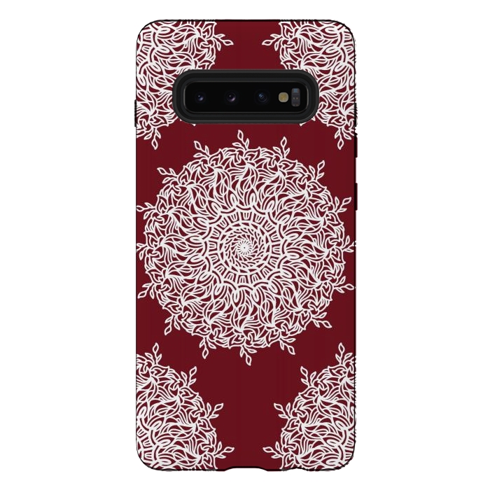 Galaxy S10 plus StrongFit Red drama by Josie
