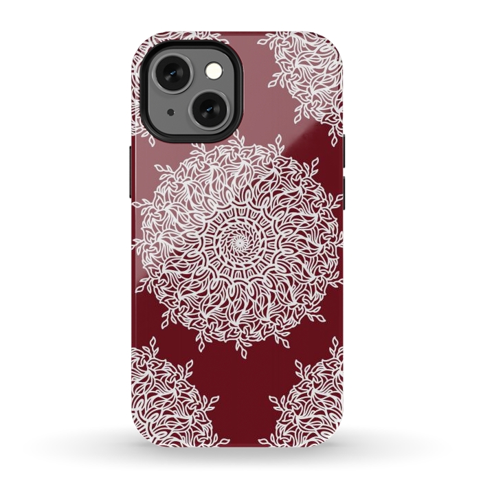 iPhone 12 mini StrongFit Red drama by Josie