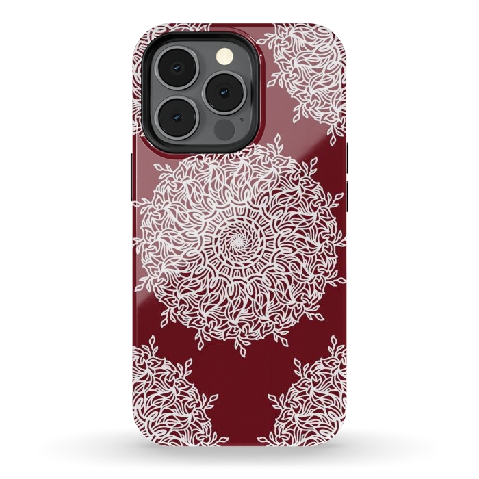 iPhone 13 pro StrongFit Red drama by Josie
