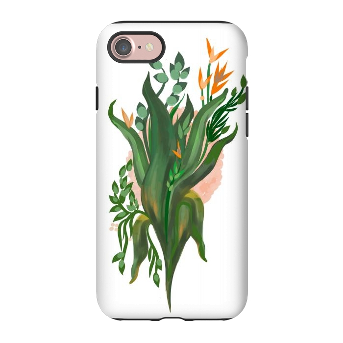 iPhone 7 StrongFit Tropical Orchid by Josie