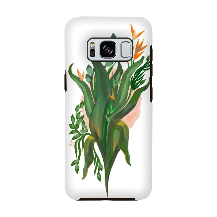 Galaxy S8 StrongFit Tropical Orchid by Josie