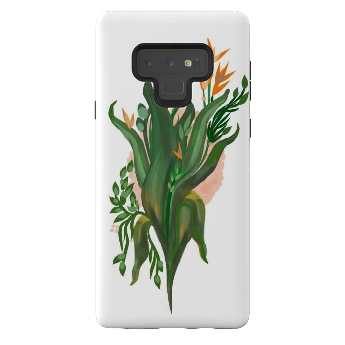 Galaxy Note 9 StrongFit Tropical Orchid por Josie