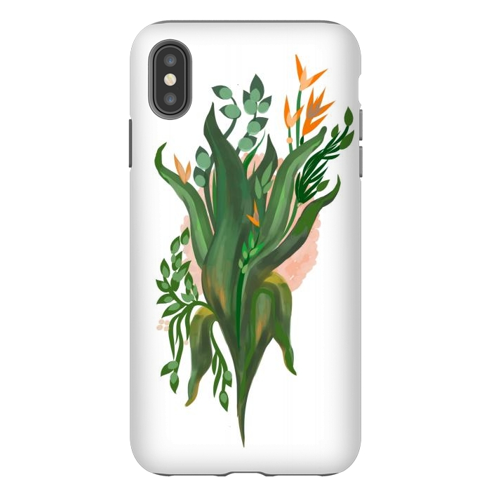 iPhone Xs Max StrongFit Tropical Orchid by Josie