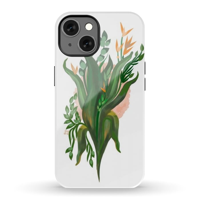 iPhone 13 StrongFit Tropical Orchid by Josie