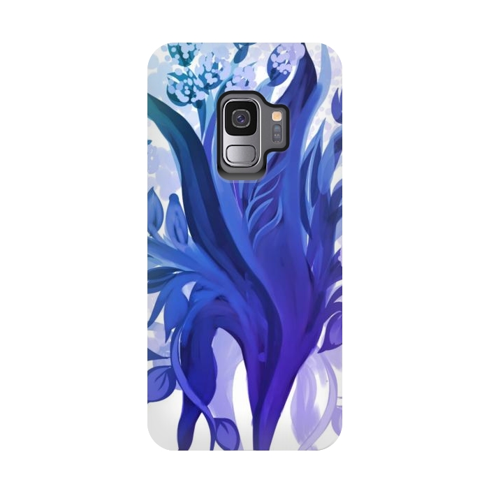 Galaxy S9 StrongFit Natura Blue by Josie