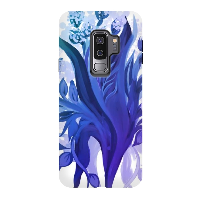 Galaxy S9 plus StrongFit Natura Blue by Josie