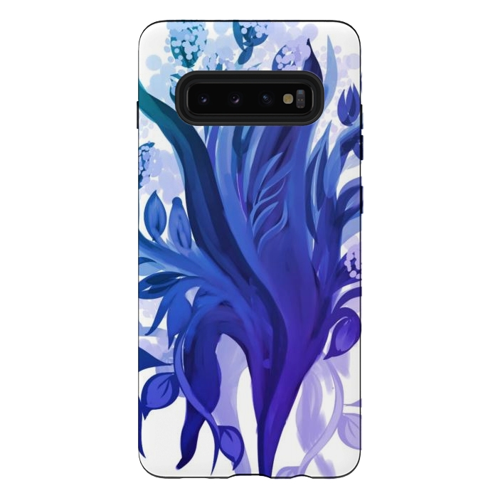 Galaxy S10 plus StrongFit Natura Blue by Josie