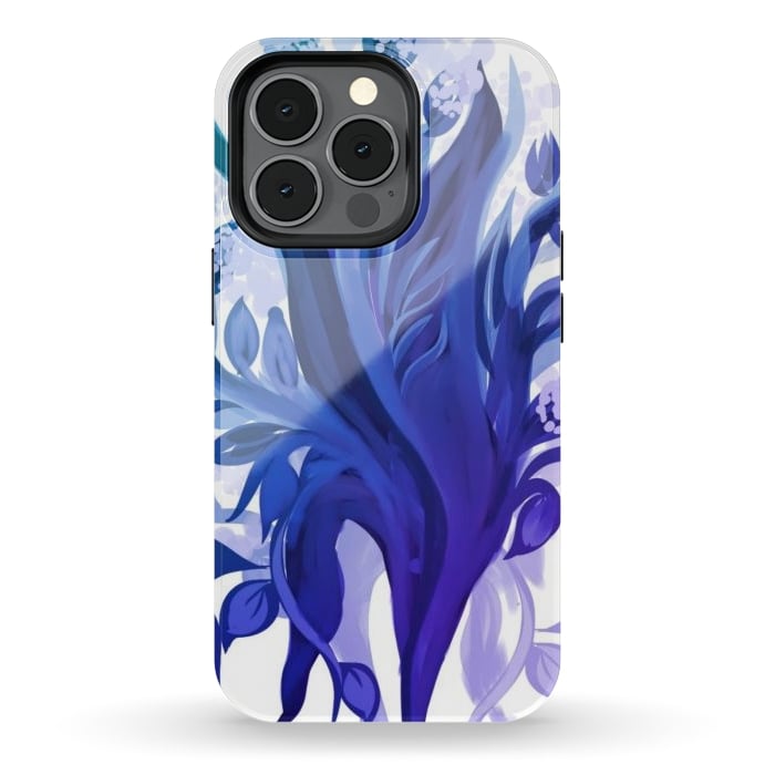 iPhone 13 pro StrongFit Natura Blue by Josie