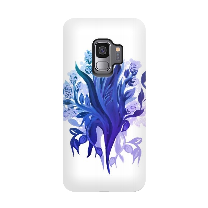 Galaxy S9 StrongFit Orchida Blue by Josie