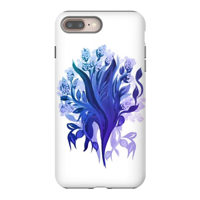 iPhone 8 plus StrongFit Orchida Blue by Josie
