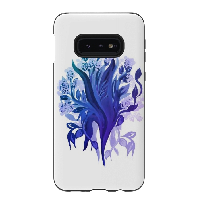 Galaxy S10e StrongFit Orchida Blue by Josie