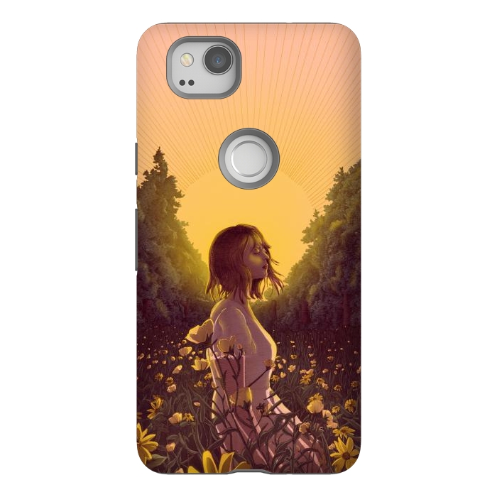 Pixel 2 StrongFit Dawn in the Meadow Colour Version by ECMazur 