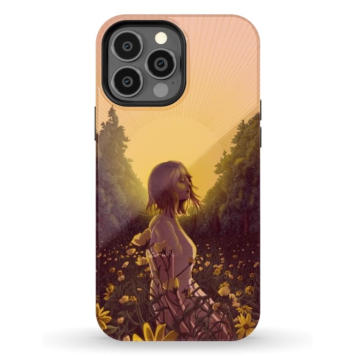 iPhone 13 Pro Max StrongFit Dawn in the Meadow Colour Version by ECMazur 