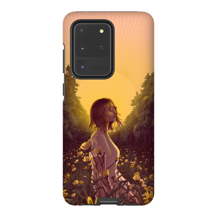 Galaxy S20 Ultra StrongFit Dawn in the Meadow Colour Version by ECMazur 