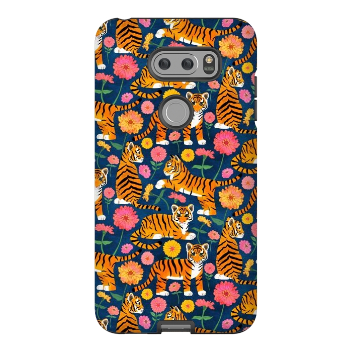 V30 StrongFit Tiger Cubs and Zinnias by Tangerine-Tane