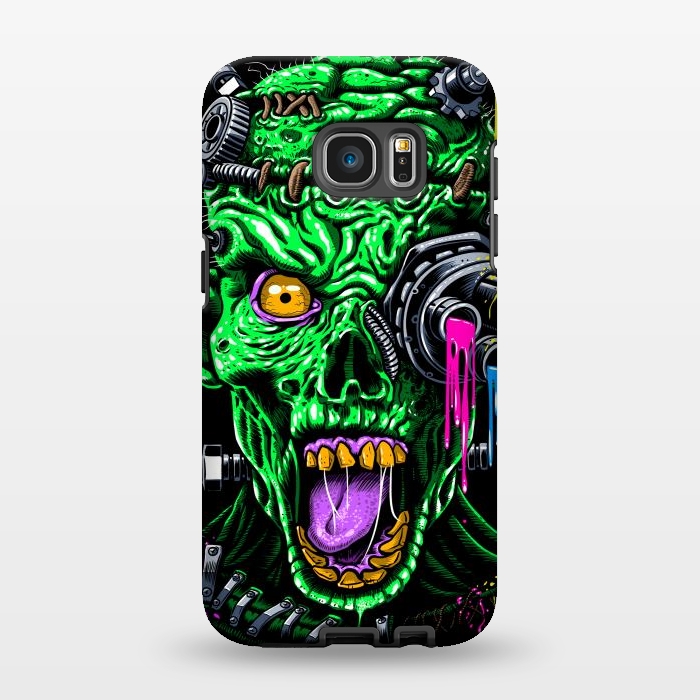 Galaxy S7 EDGE StrongFit Futuristic zombie by Alberto