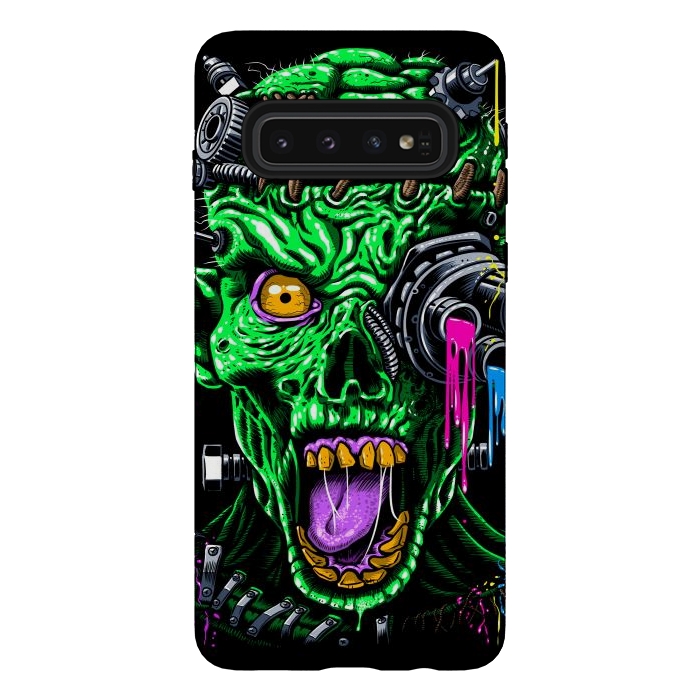 Galaxy S10 StrongFit Futuristic zombie by Alberto