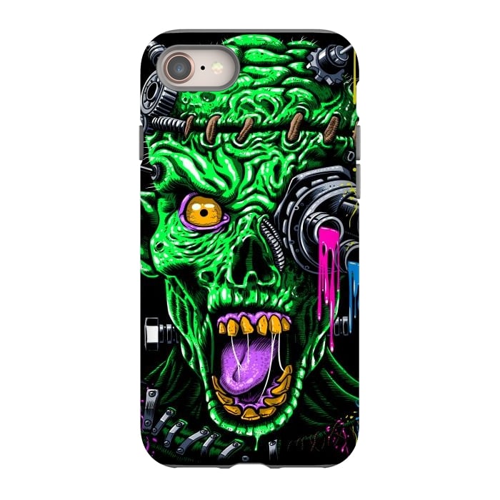 iPhone SE StrongFit Futuristic zombie by Alberto