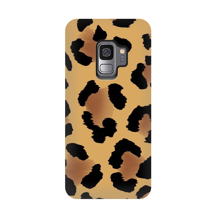 Galaxy S9 StrongFit Brown Animal Print by ArtsCase