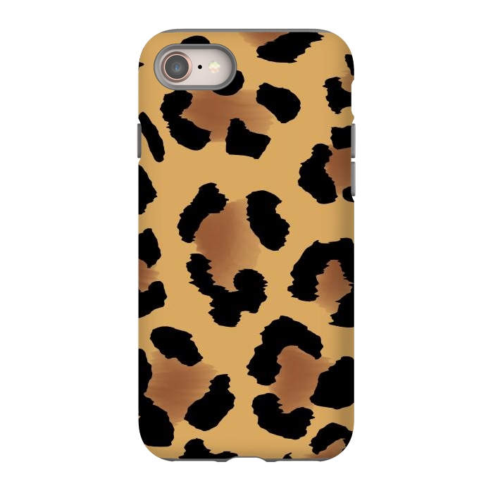 iPhone 8 StrongFit Brown Animal Print by ArtsCase