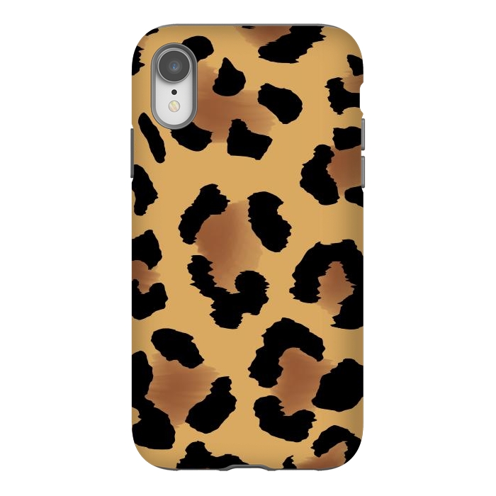 iPhone Xr StrongFit Brown Animal Print by ArtsCase