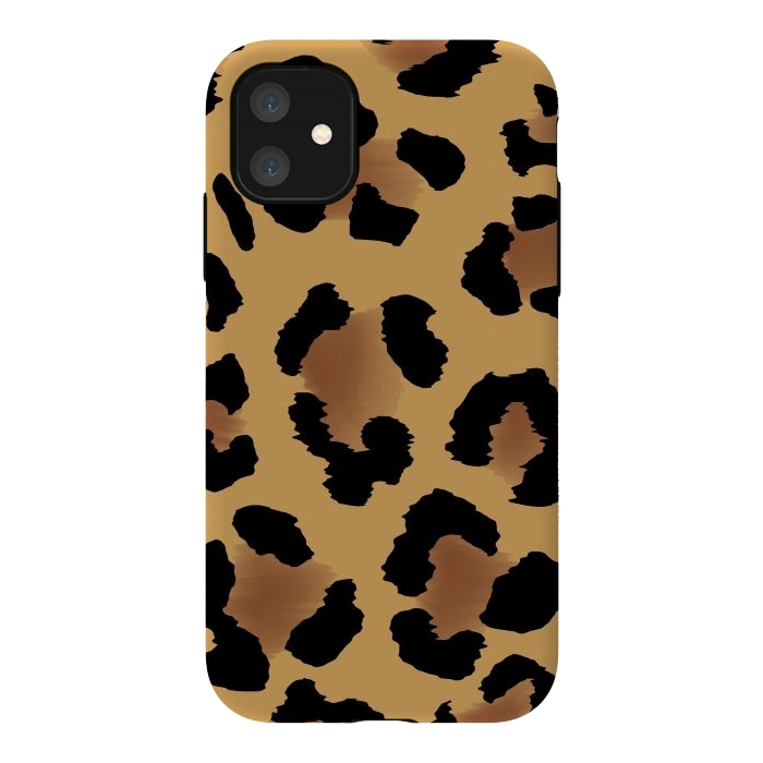 iPhone 11 StrongFit Brown Animal Print by ArtsCase