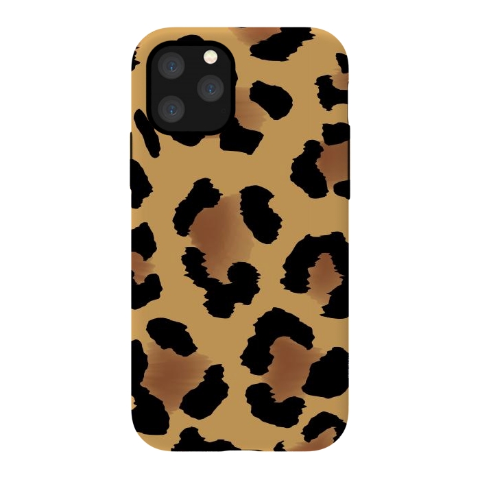 iPhone 11 Pro StrongFit Brown Animal Print by ArtsCase