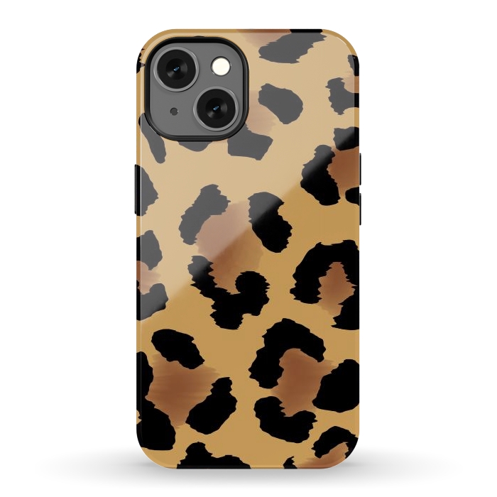 iPhone 13 StrongFit Brown Animal Print by ArtsCase