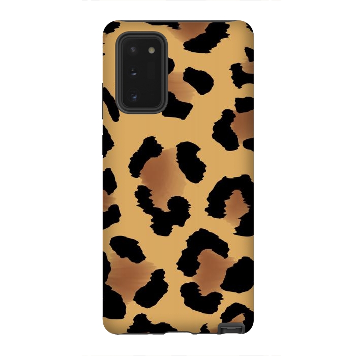 Galaxy Note 20 StrongFit Brown Animal Print by ArtsCase