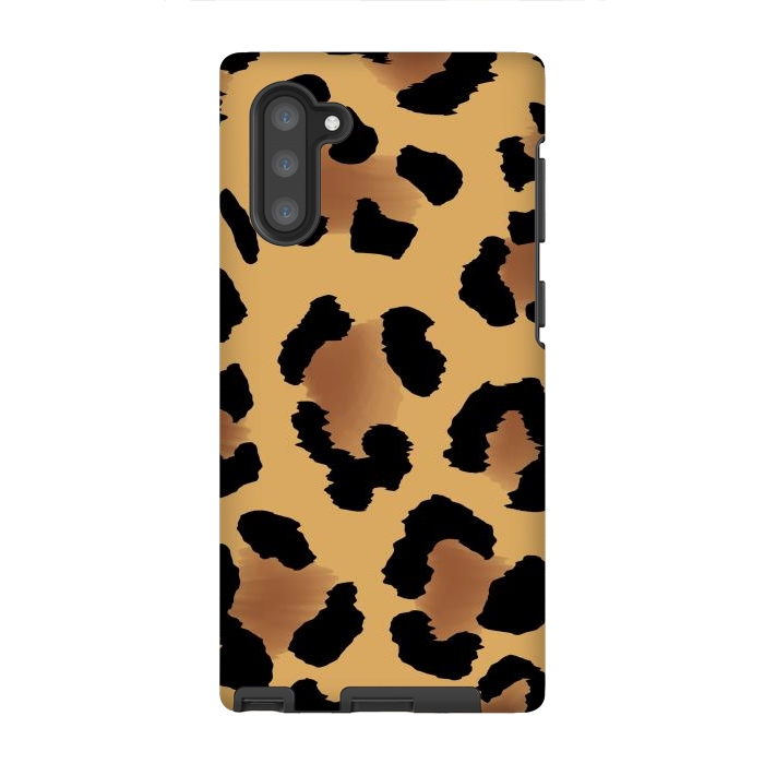 Galaxy Note 10 StrongFit Brown Animal Print by ArtsCase