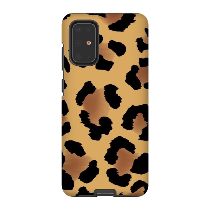 Galaxy S20 Plus StrongFit Brown Animal Print by ArtsCase