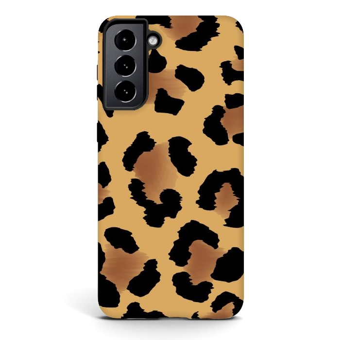 Galaxy S21 plus StrongFit Brown Animal Print by ArtsCase