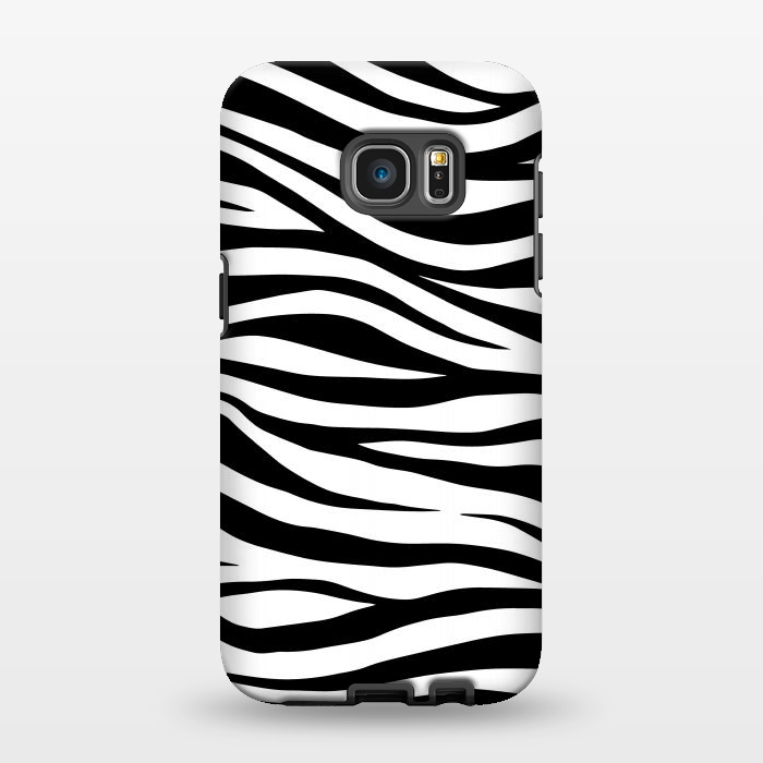Galaxy S7 EDGE StrongFit Zebra Print by ArtsCase