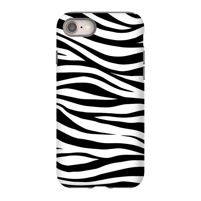 iPhone 8 StrongFit Zebra Print by ArtsCase