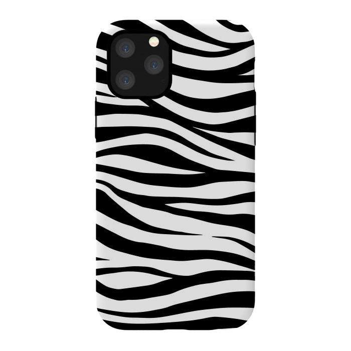 iPhone 11 Pro StrongFit Zebra Print by ArtsCase