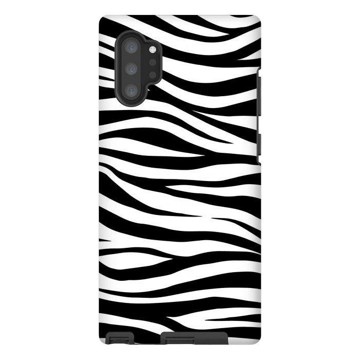 Galaxy Note 10 plus StrongFit Zebra Print by ArtsCase