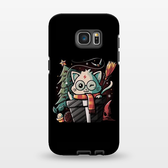 Galaxy S7 EDGE StrongFit Meowgical Gift by eduely