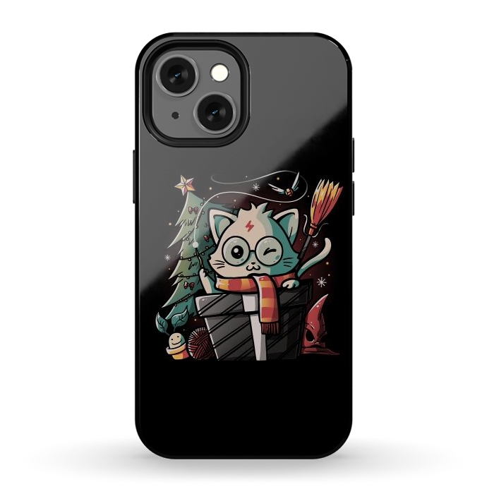 iPhone 12 mini StrongFit Meowgical Gift by eduely