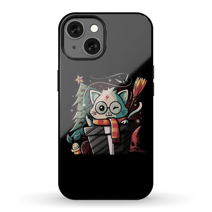 iPhone 13 StrongFit Meowgical Gift by eduely