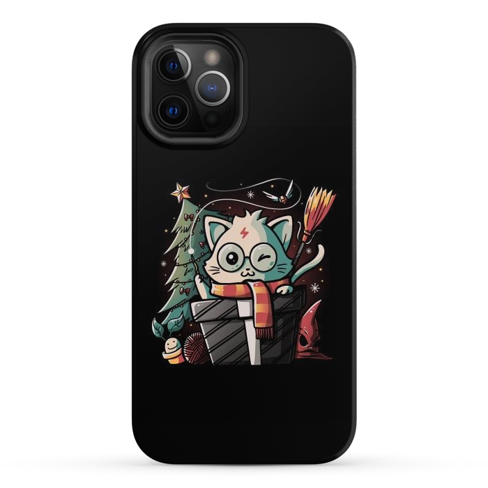 iPhone 12 Pro Max StrongFit Meowgical Gift by eduely