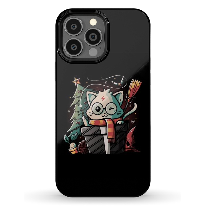 iPhone 13 Pro Max StrongFit Meowgical Gift by eduely
