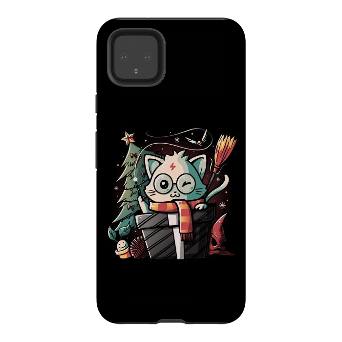 Pixel 4XL StrongFit Meowgical Gift by eduely