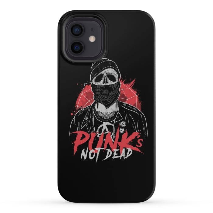iPhone 12 StrongFit Punk’s Not Dead by eduely