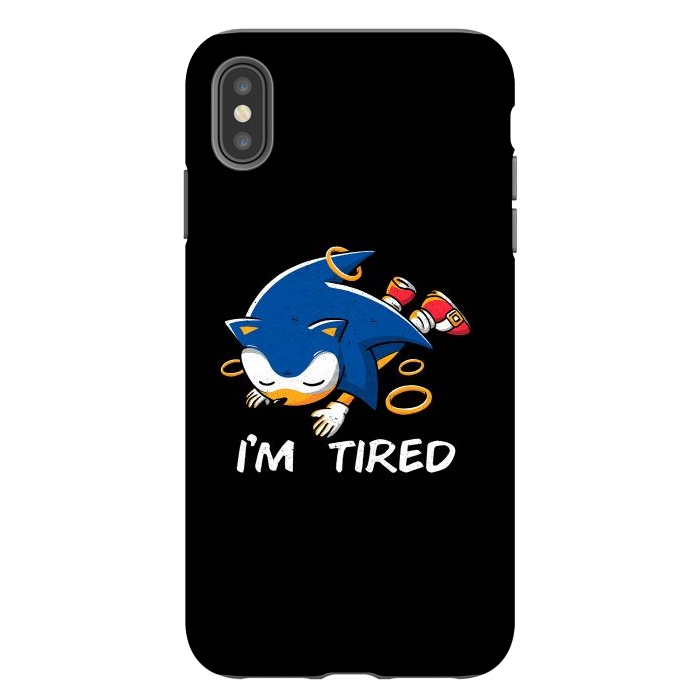 iPhone Xs Max StrongFit Sonic Tired  by eduely