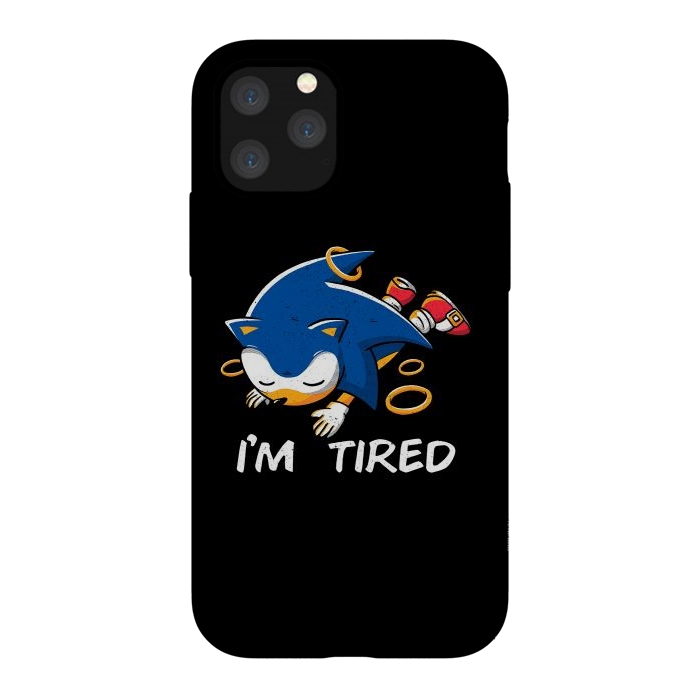 iPhone 11 Pro StrongFit Sonic Tired  by eduely